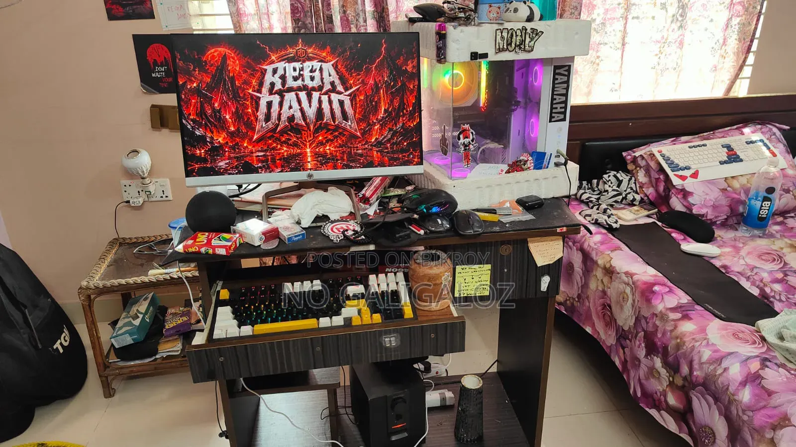Study Table | Gaming Desk | With Keyboard Tray and Lock | Premium Condition