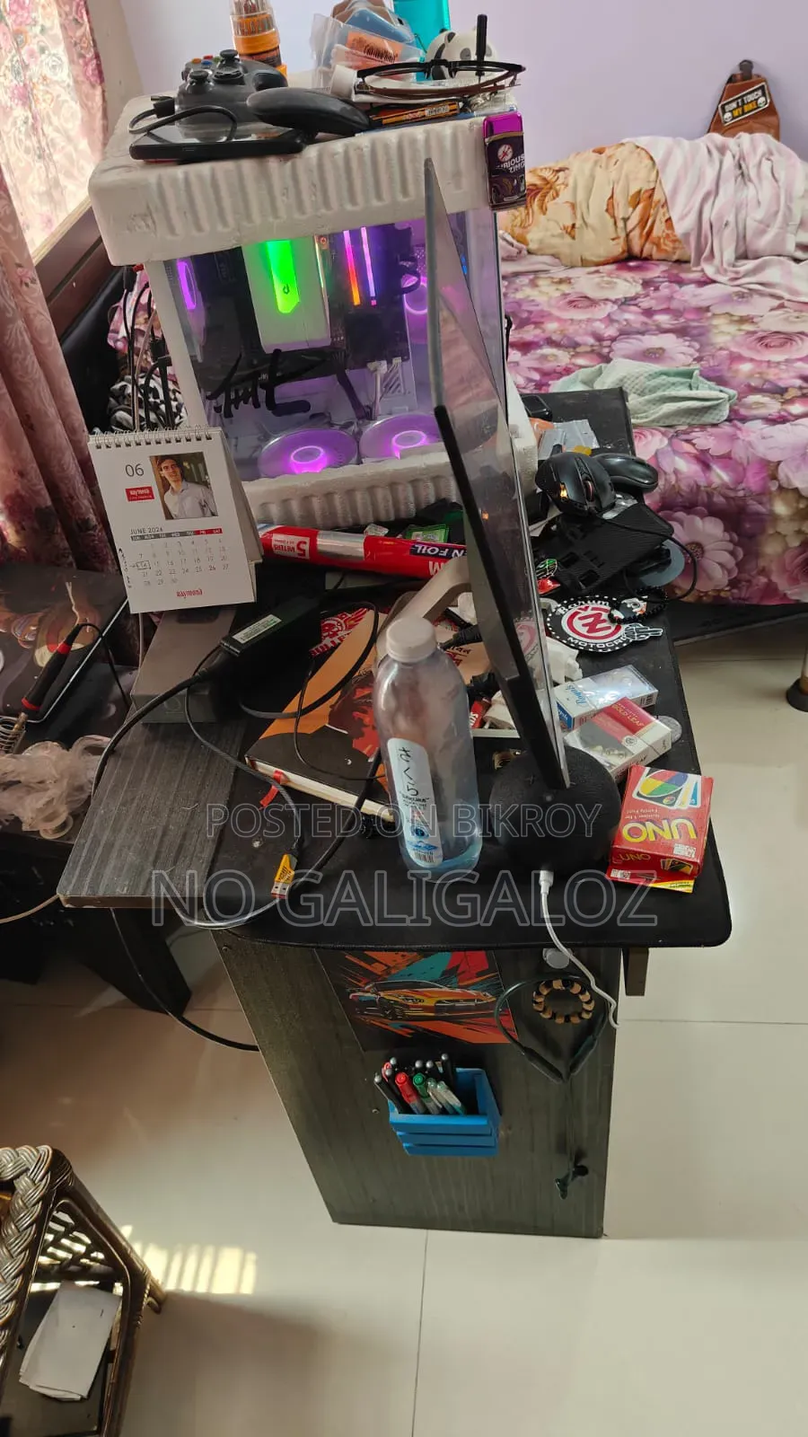 Study Table | Gaming Desk | With Keyboard Tray and Lock | Premium Condition