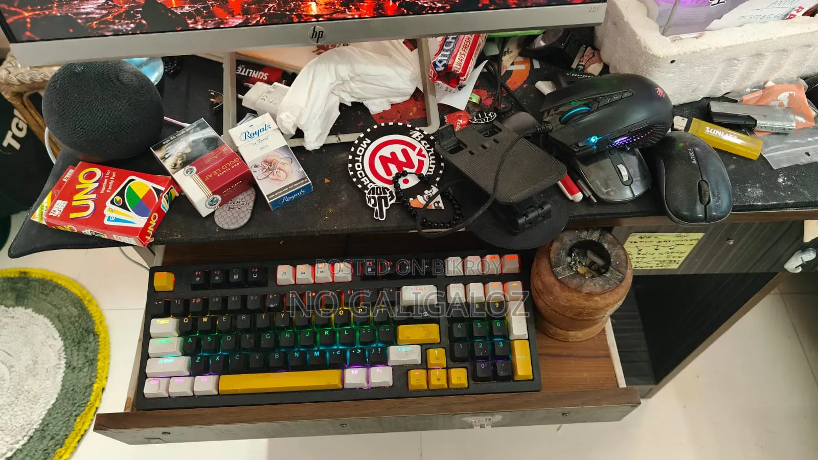 Study Table | Gaming Desk | With Keyboard Tray and Lock | Premium Condition
