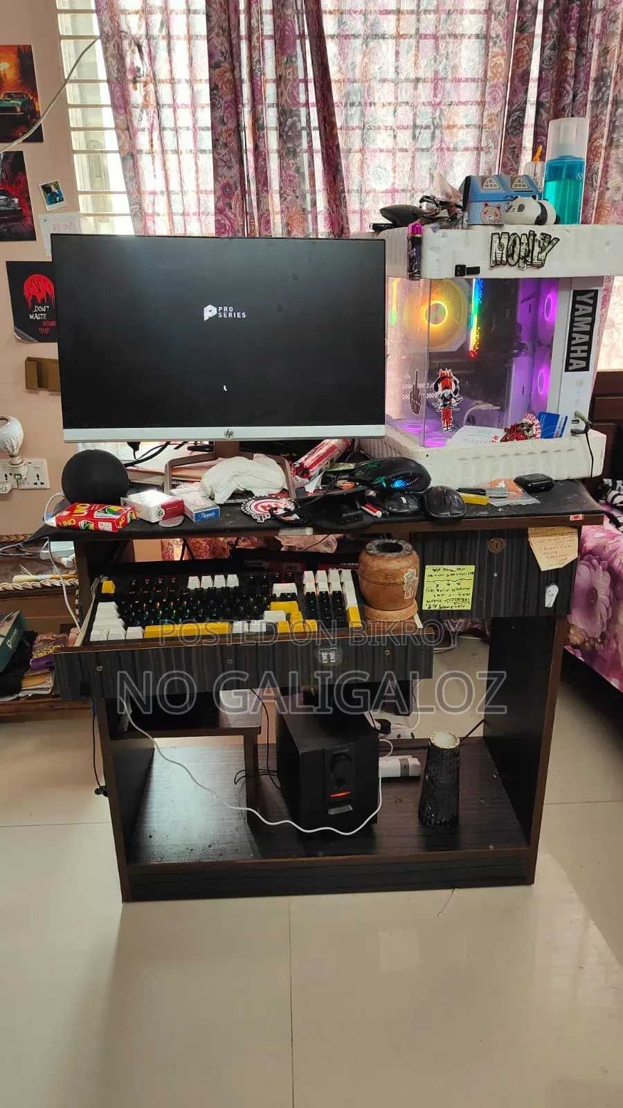 Study Table | Gaming Desk | With Keyboard Tray and Lock | Premium Condition