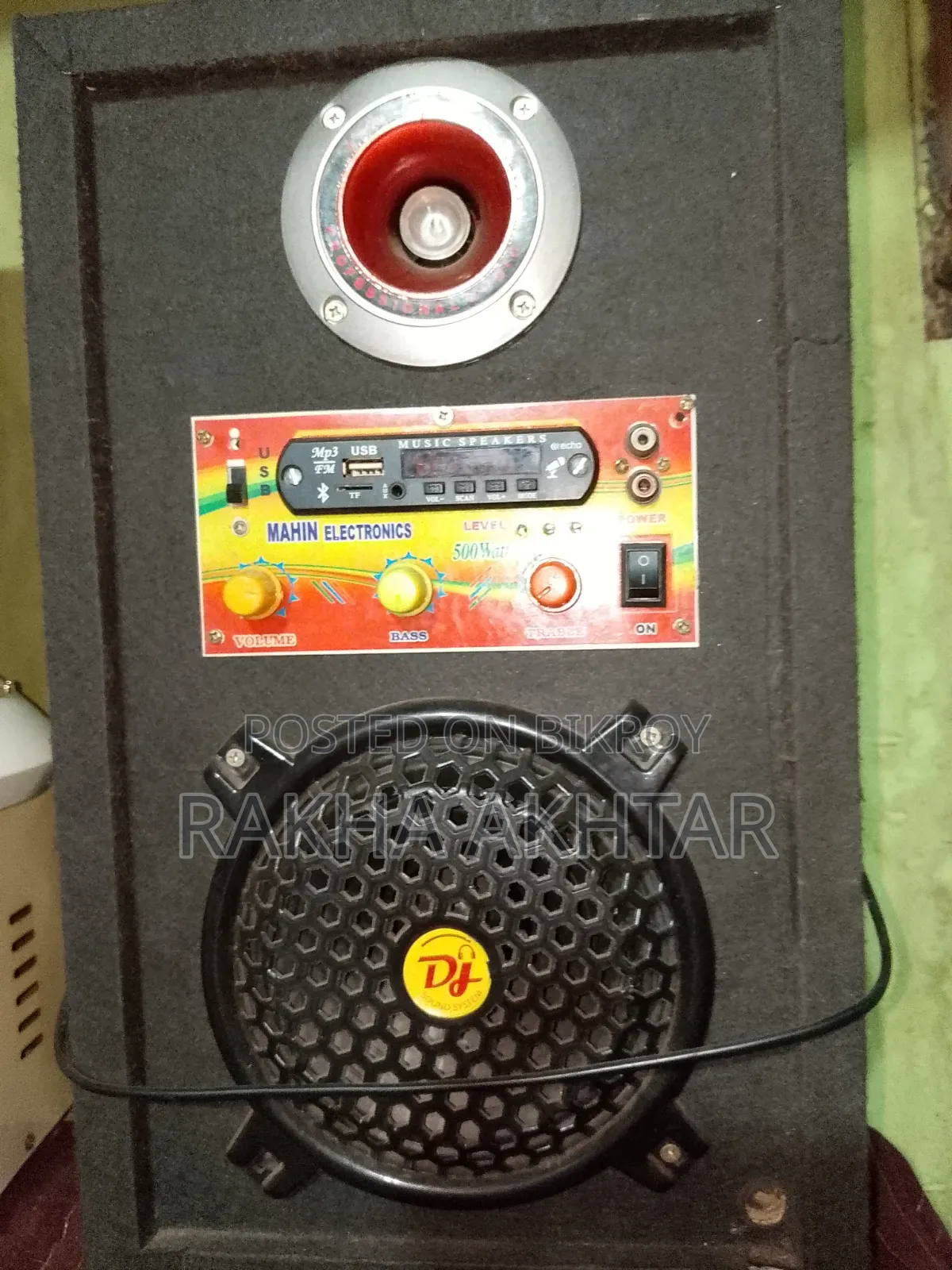 Mahin Electronics 500-watt DJ Sound Box Bluetooth USB