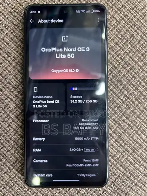 OnePlus Nord CE 3 Lite 256 GB Black