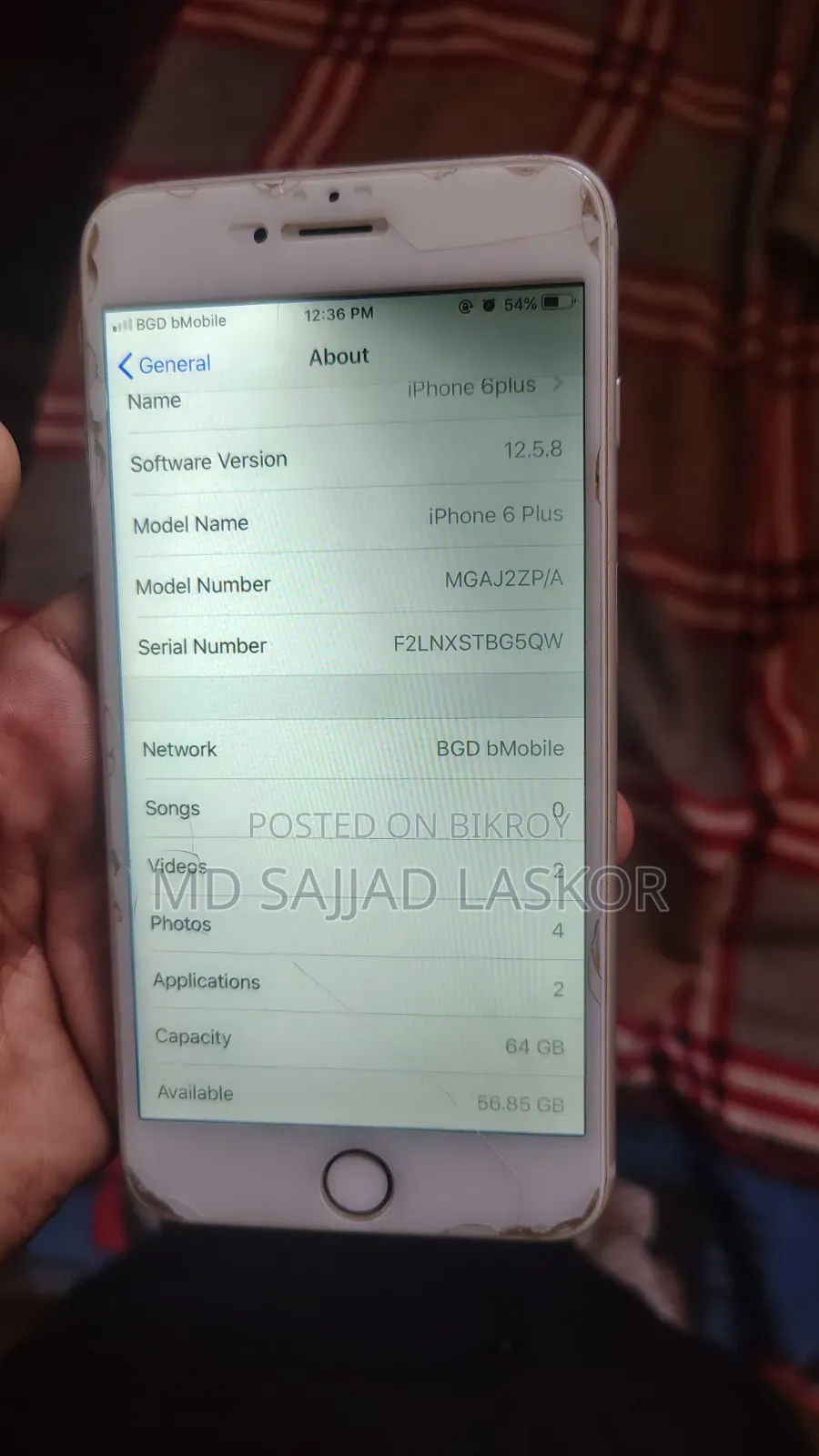 Apple iPhone 6 Plus 64 GB White