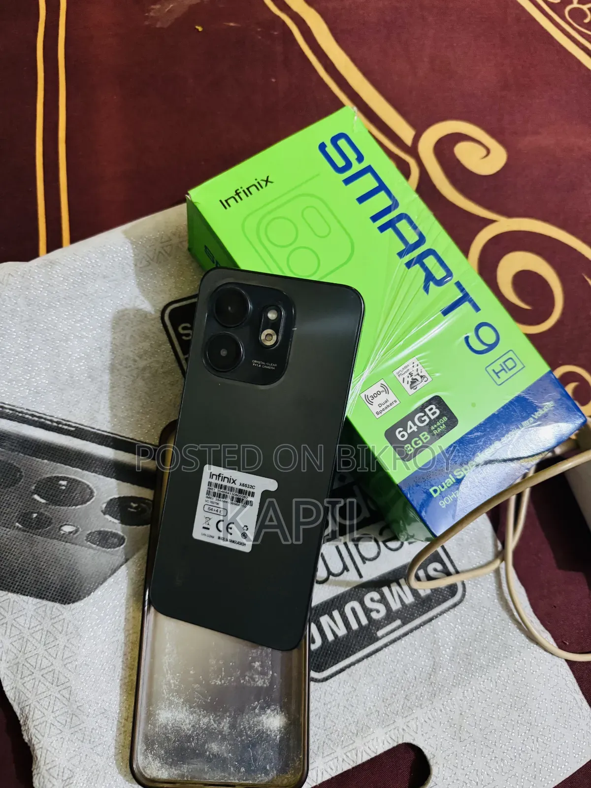 New Infinix Smart 9 64 GB Black