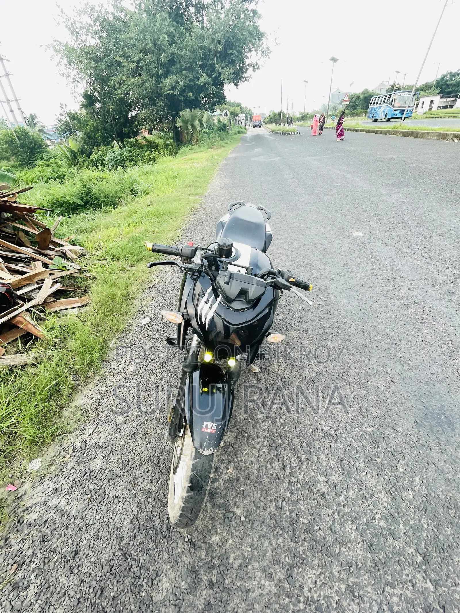 TVS Apache 160 4V 2019 Black