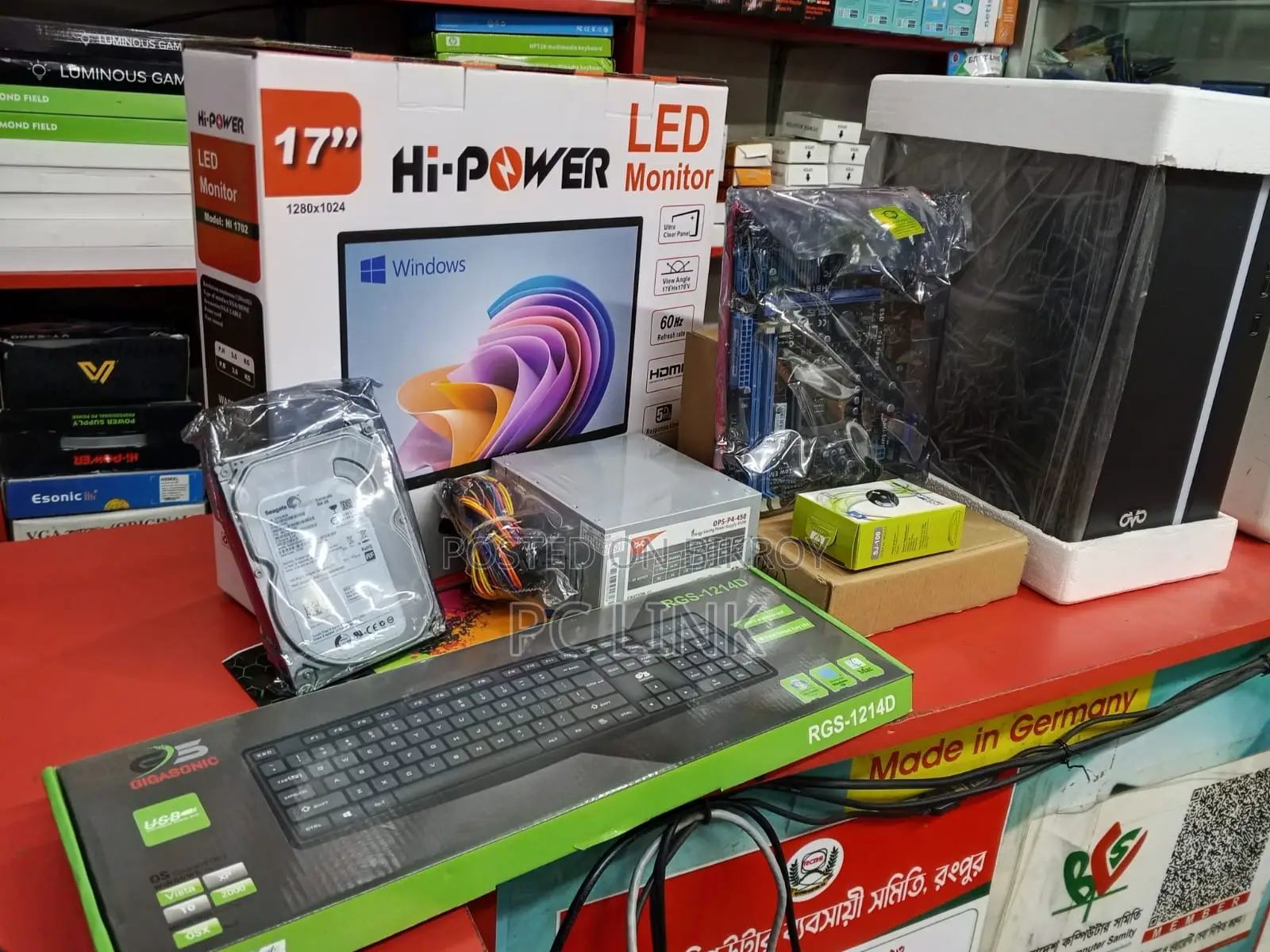 New Desktop Computer 4GB Intel Core i5 HDD 500GB