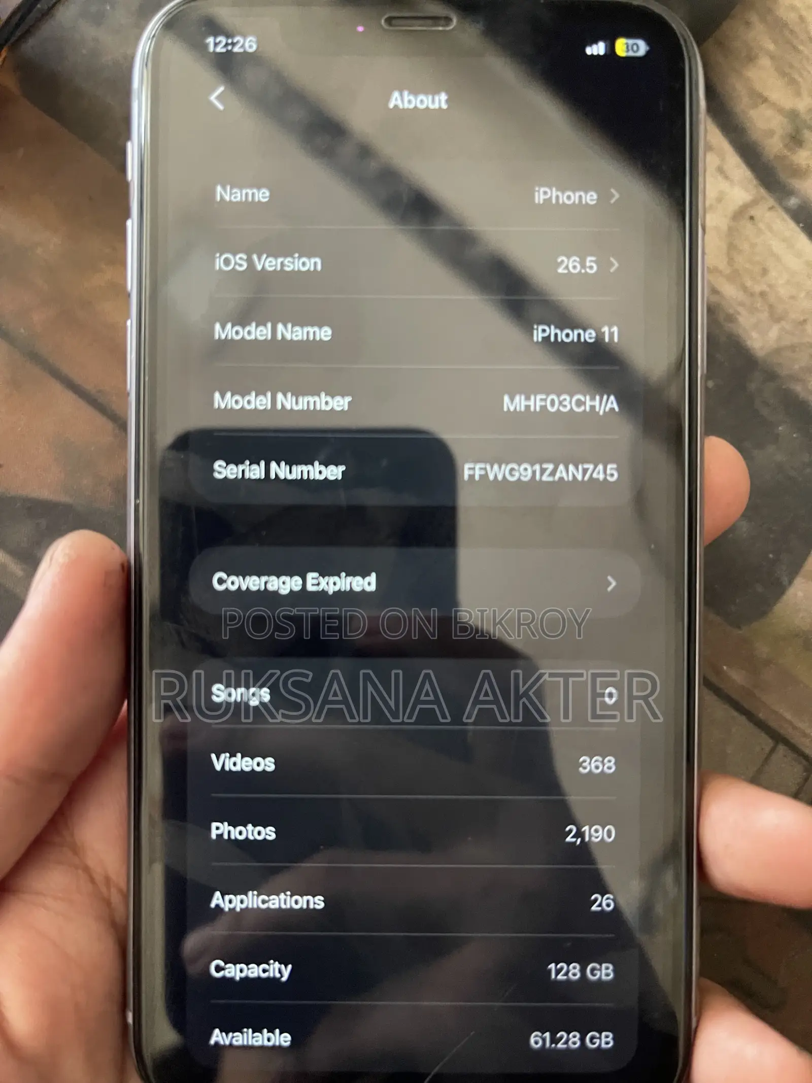 Apple iPhone 11 128 GB Purple