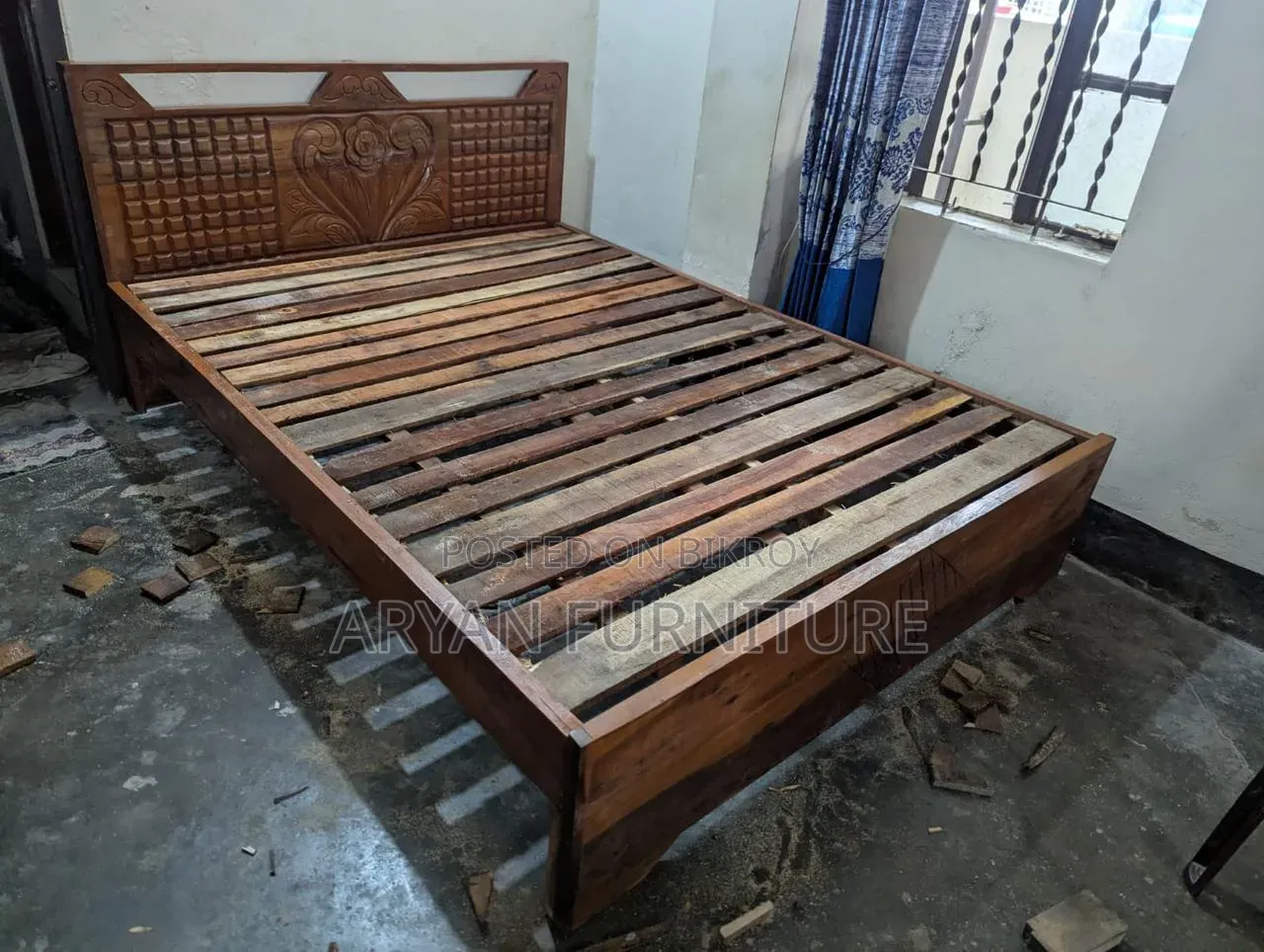 নতুন কাঠের খাট ফ্রি ডেলিভারি সবখানে স্টক খুব সীমিত নো অ্যাডভান্স