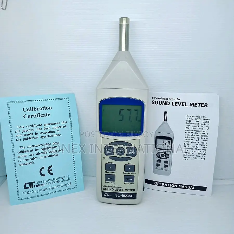 Lutron Sl-4023sd Sound Level Meter