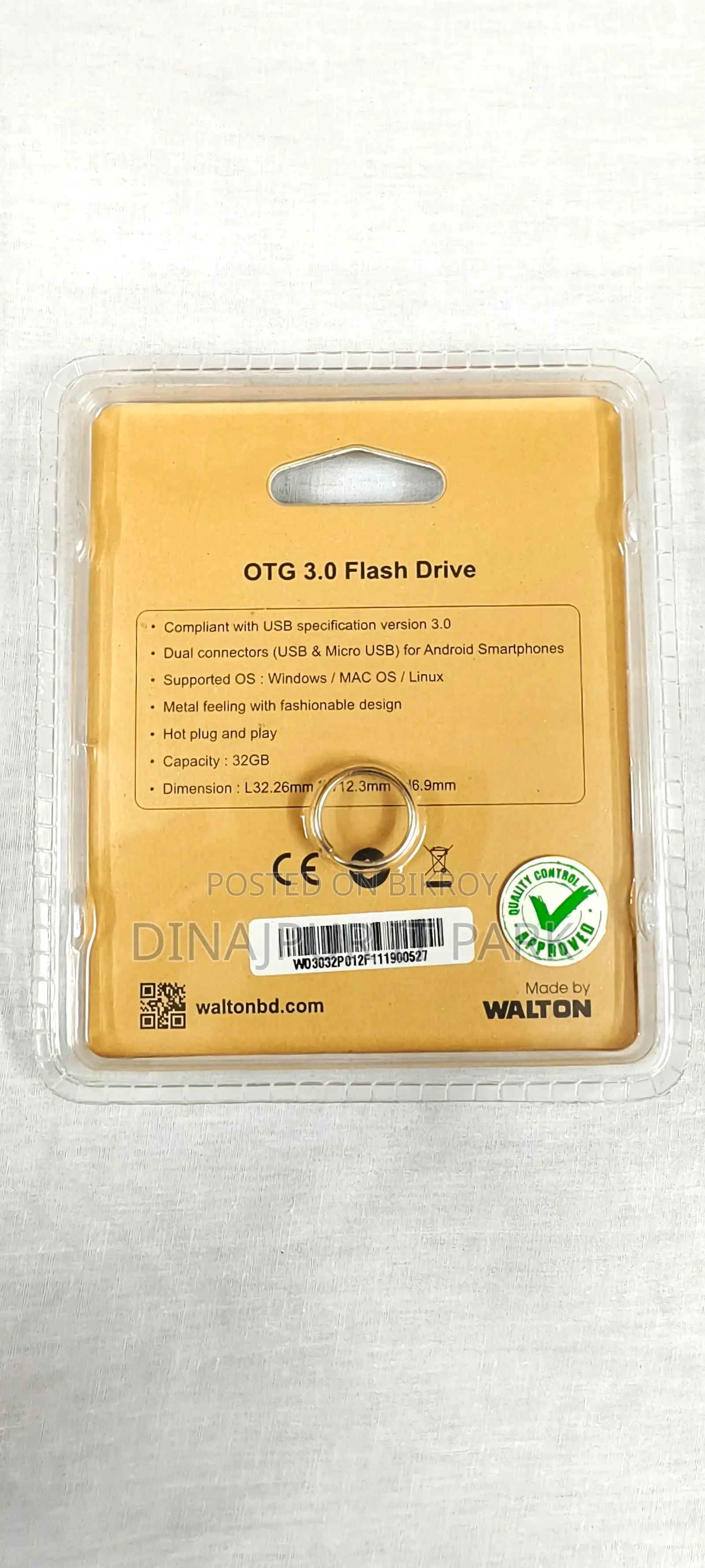 Walton 32gb Otg Usb 3.0 Flash Drive – Multi Usb Storage Device