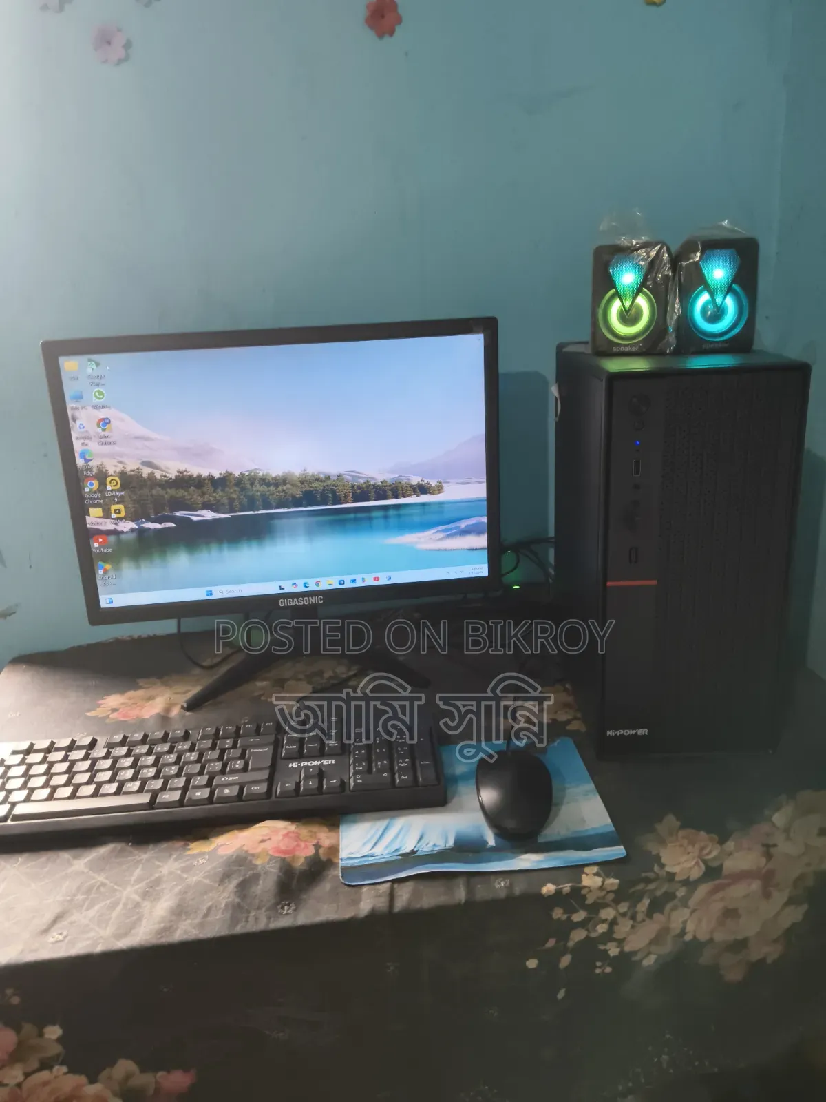 Desktop Computer 8GB Intel Core I3 SSD 128GB