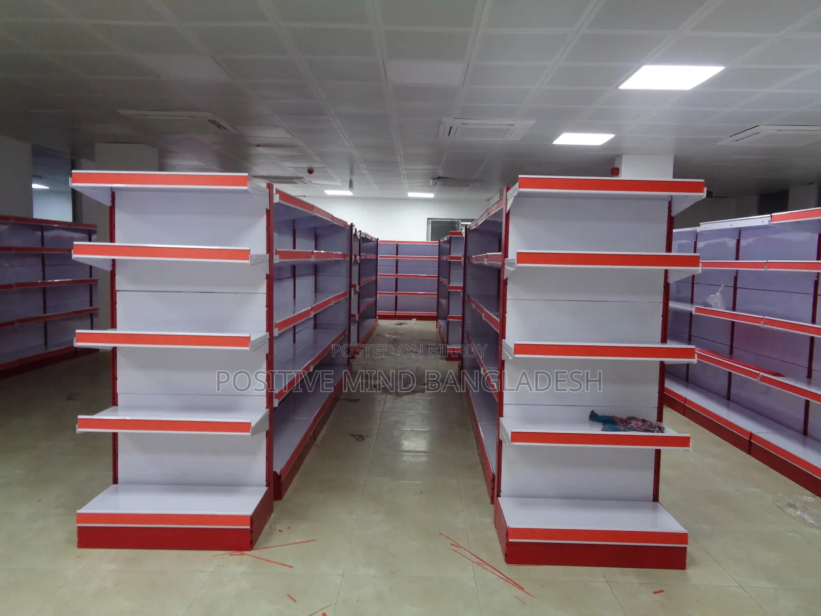 Retail Shelving Wall and Gondola Units Ready Stock Available