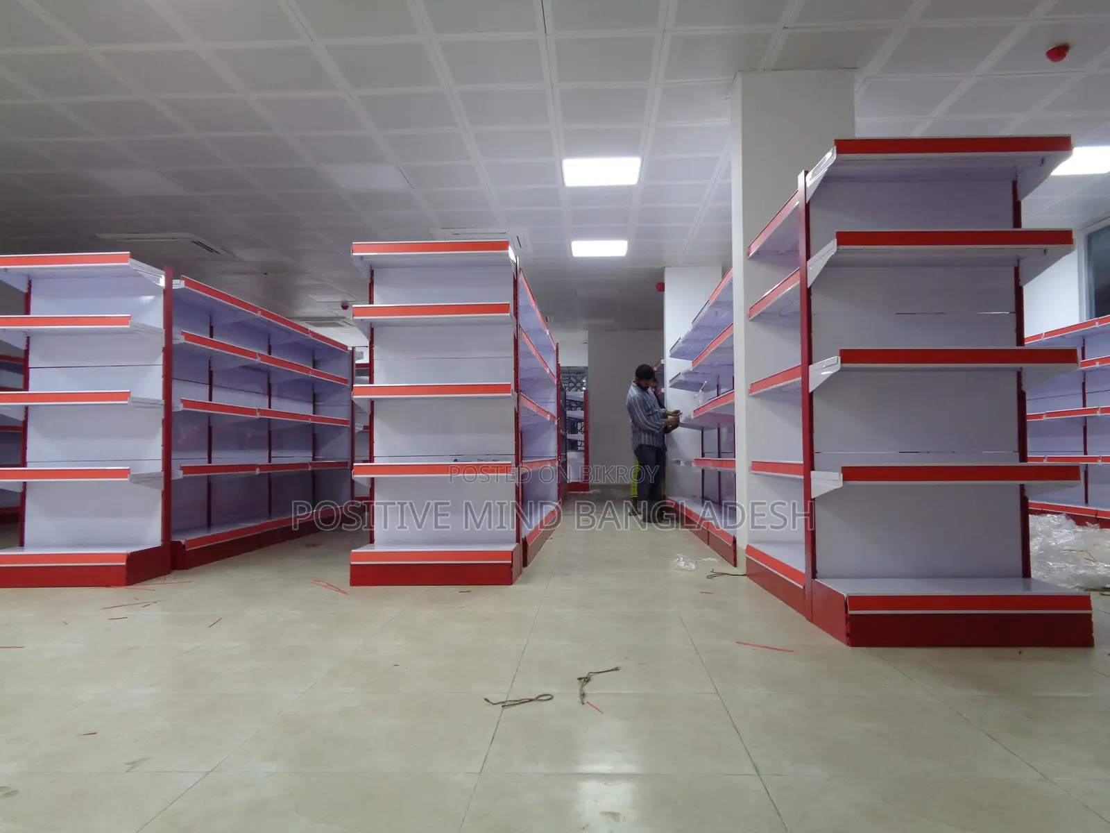 Retail Shelving Wall and Gondola Units Ready Stock Available