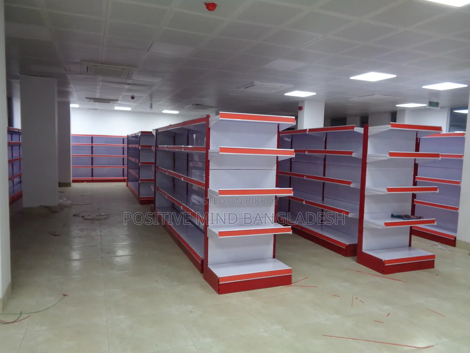 Retail Shelving Wall and Gondola Units Ready Stock Available