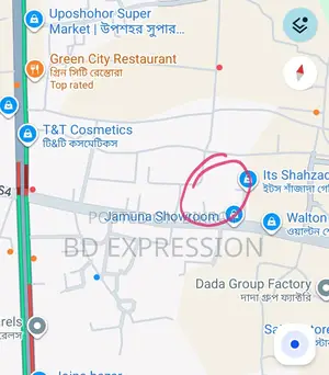Commercial Land Sell With Garment Building