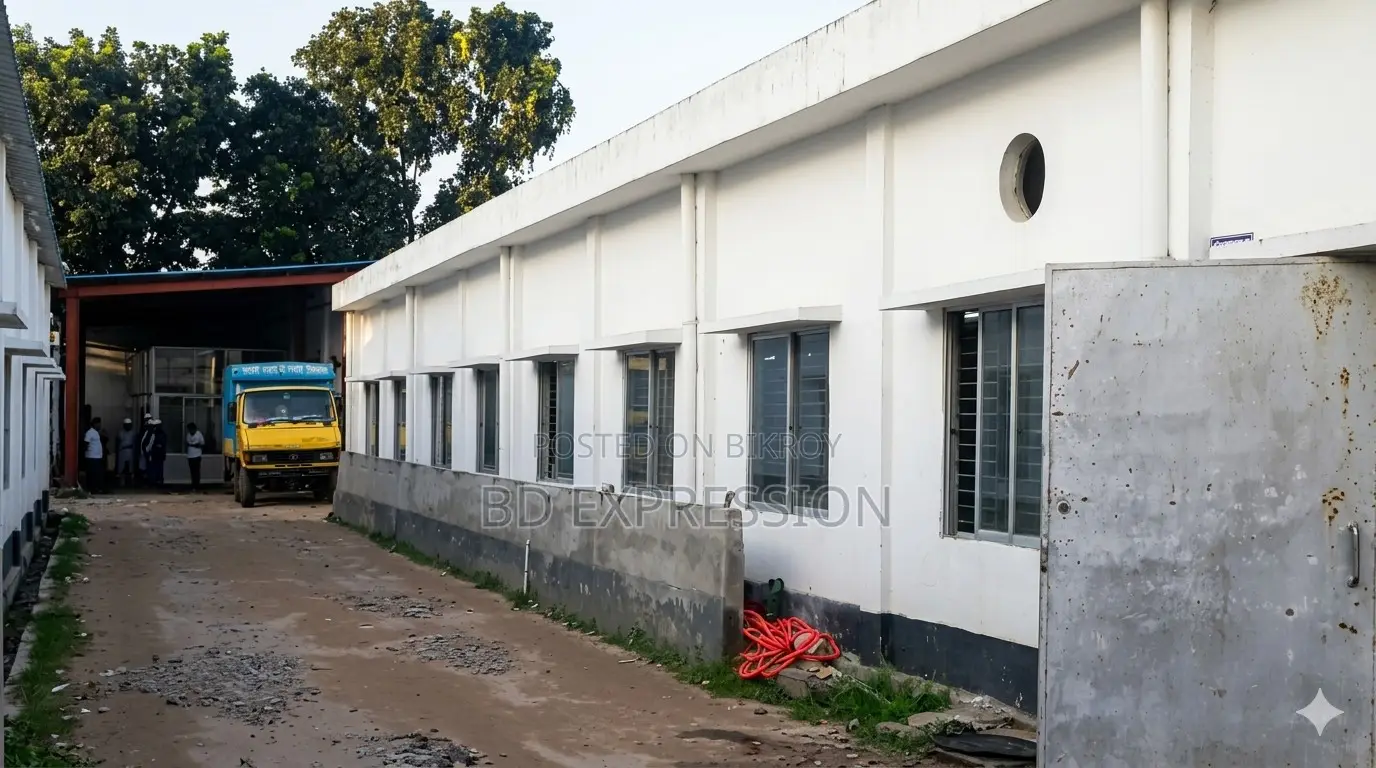 Commercial Land Sell With Garment Building