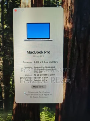 Laptop Apple MacBook Pro 16GB Intel Core I7 SSD 512GB