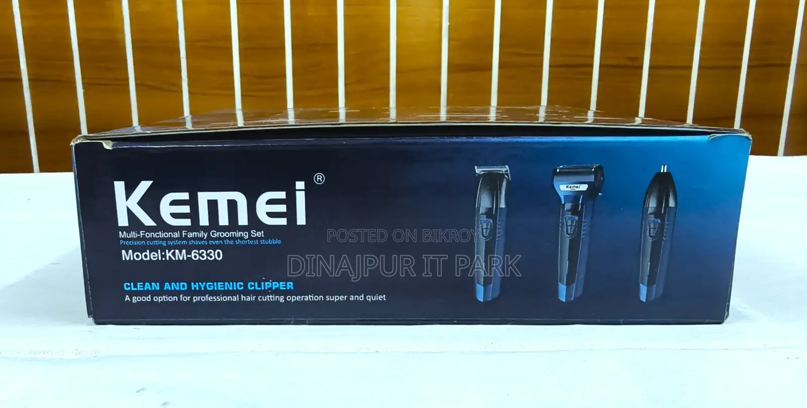 Kemei KM-6330 Rechargeable Electric Hair Clipper Trimmer