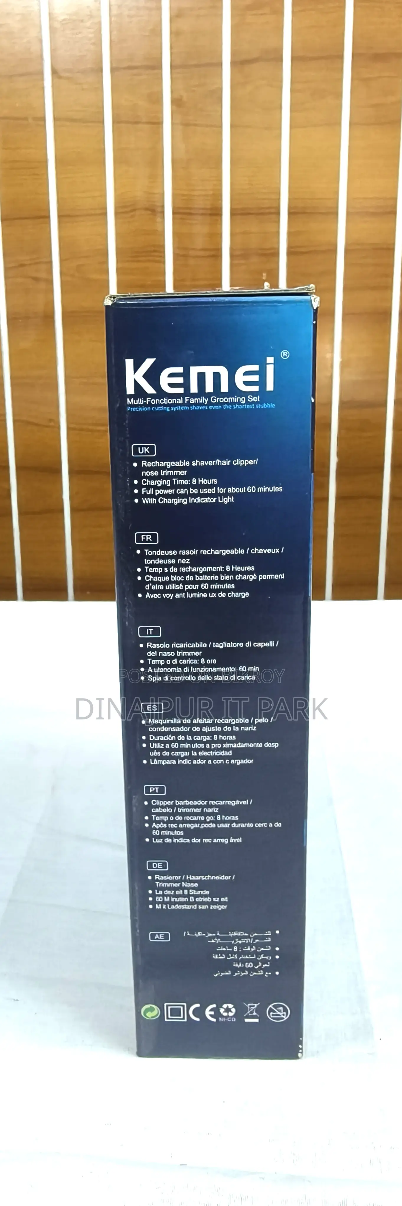 Kemei KM-6330 Rechargeable Electric Hair Clipper Trimmer