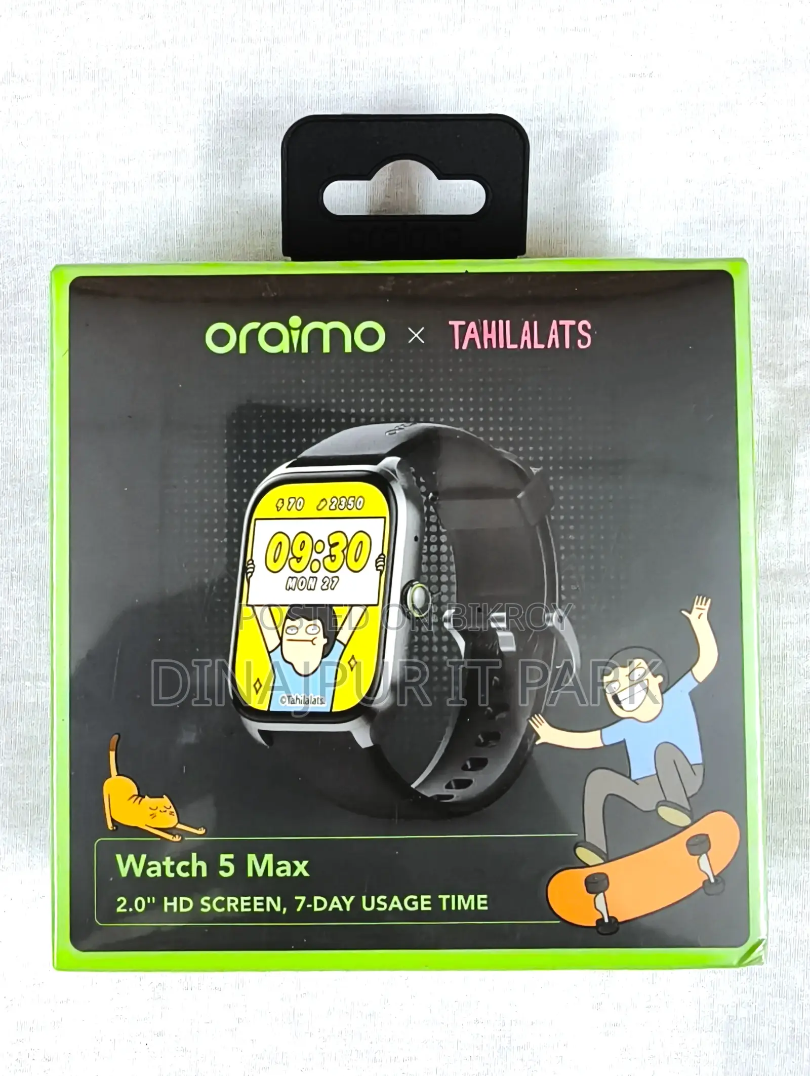 Oraimo Watch 5 Max Smart Watch (Oraimo × Tahilalats Edition)