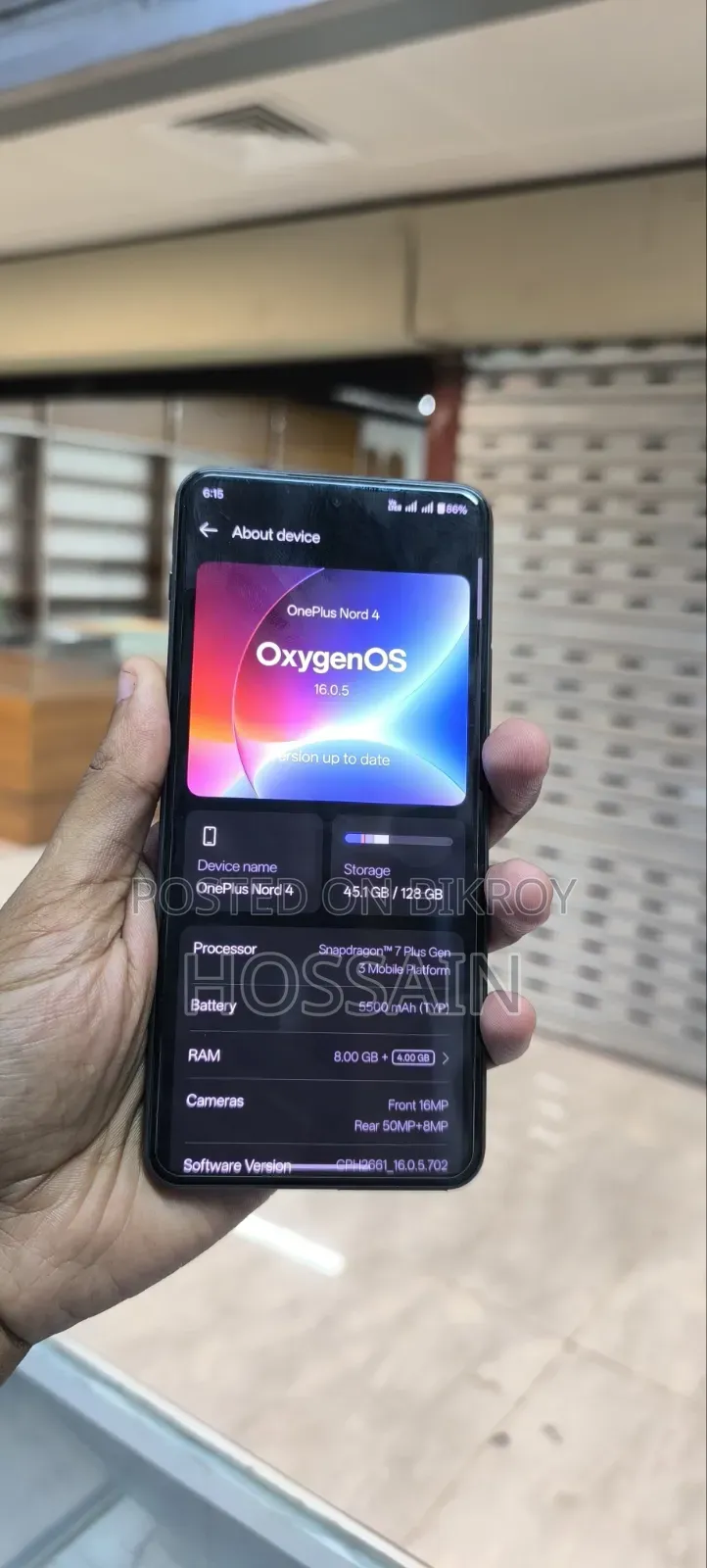 OnePlus Nord 4 128 GB Gray