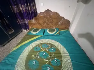 Queen Size Wooden Bed (Shil Karoi) 6/7