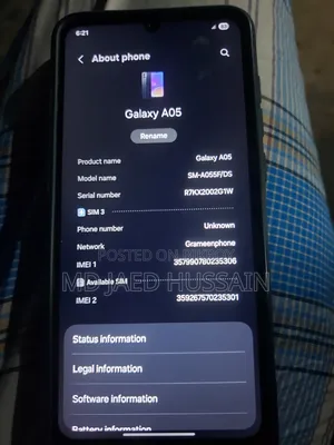 Samsung Galaxy A05 64 GB Black