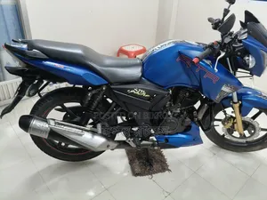 টিভিএস অ্যাপাচি আরটিআর ১৬০ ২ভি ২০১৯ নীল