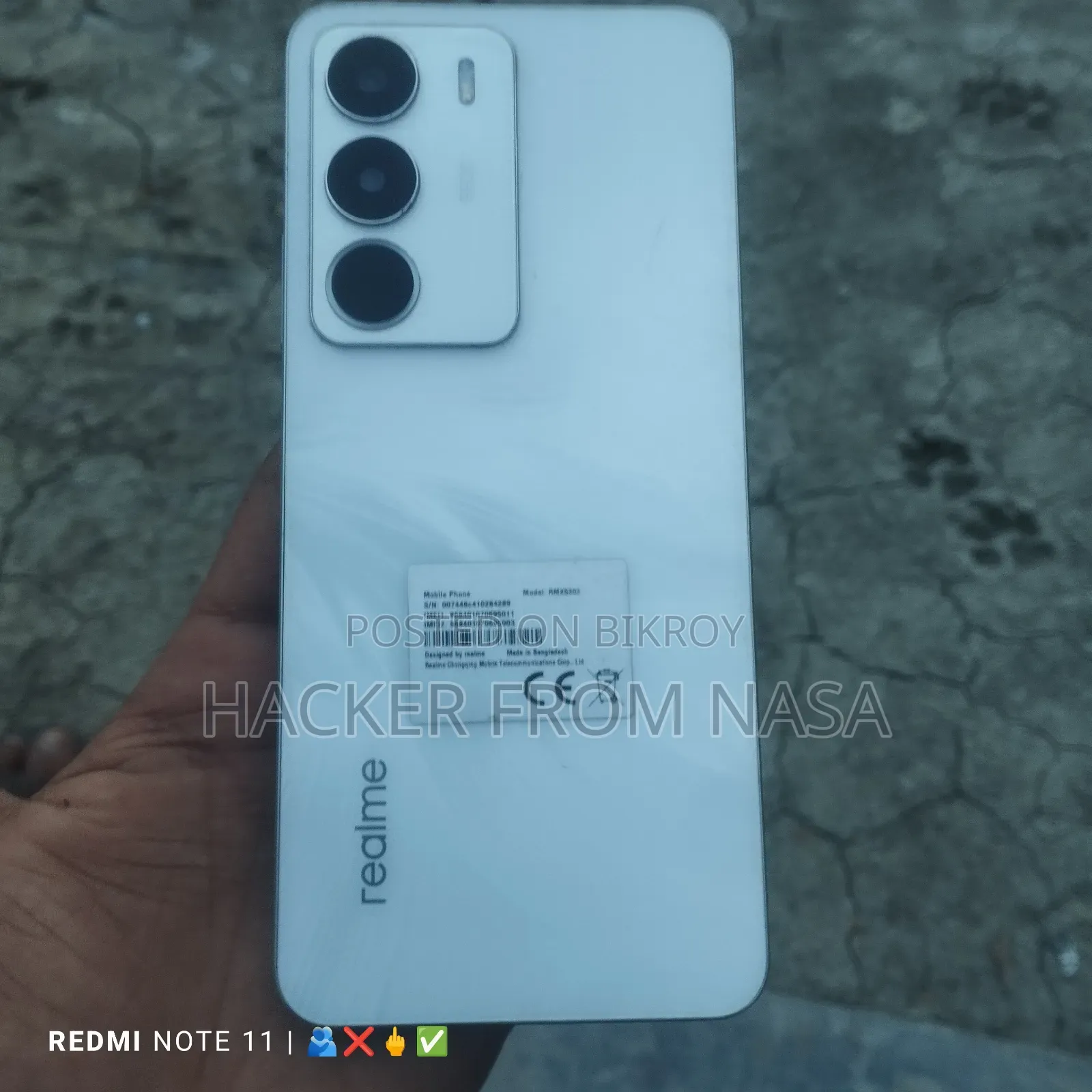 রিয়েলমি সি৭১ ১২৮ জিবি হোয়াইট