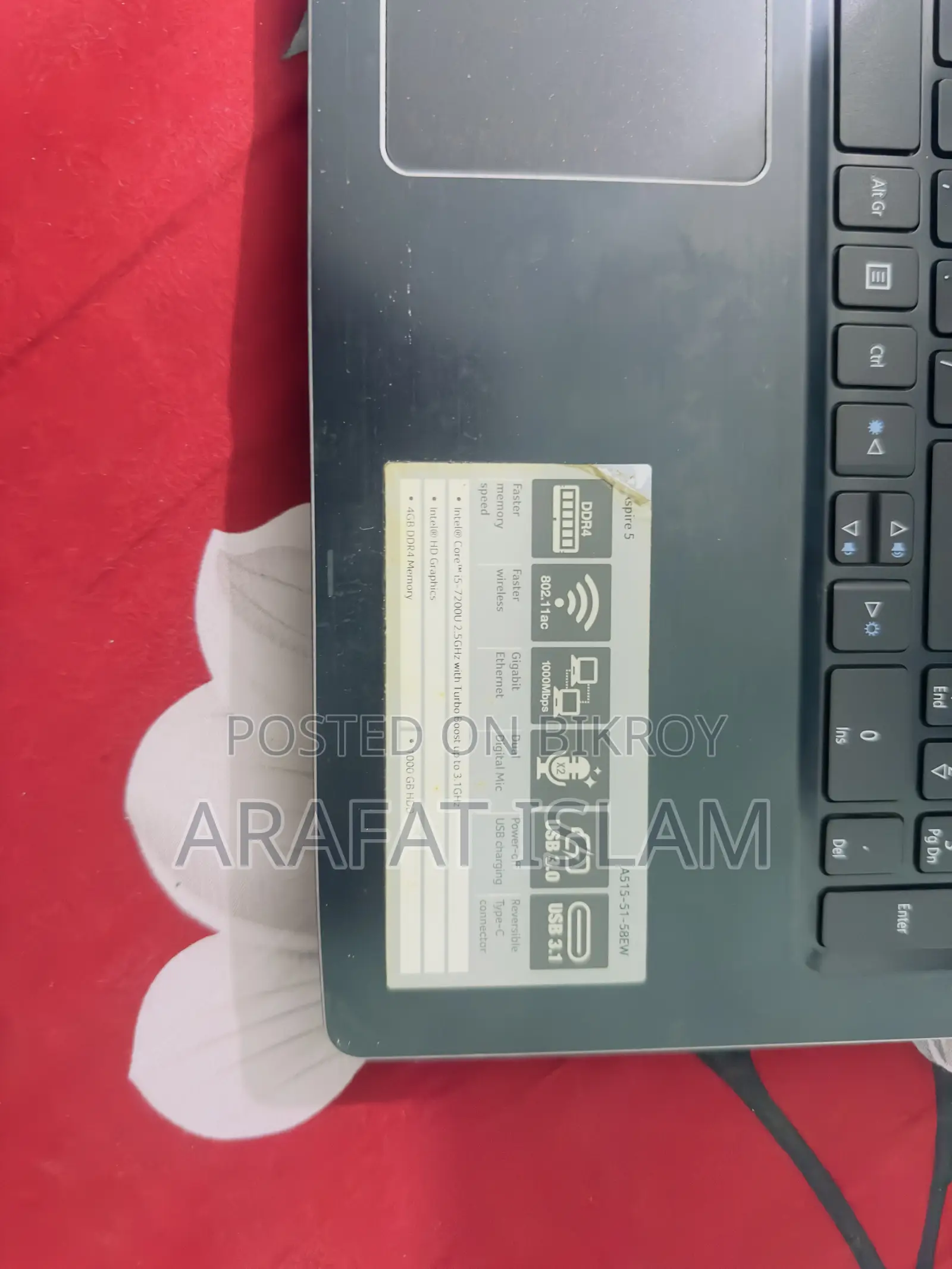 Laptop Acer Aspire 5 12GB Intel Core i5 SSD 512GB