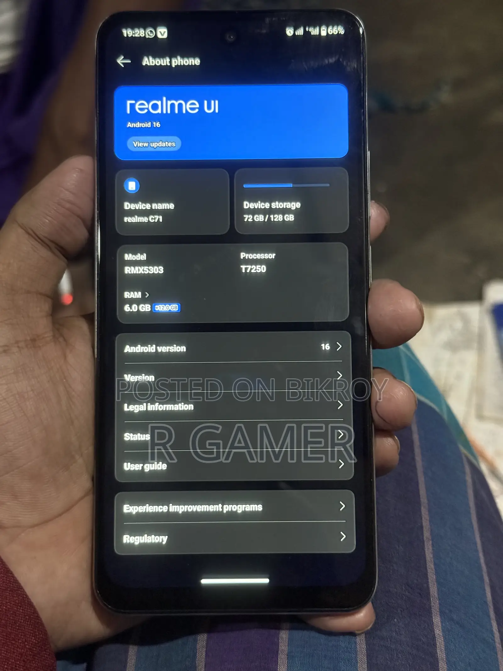 Realme C71 128 GB Silver