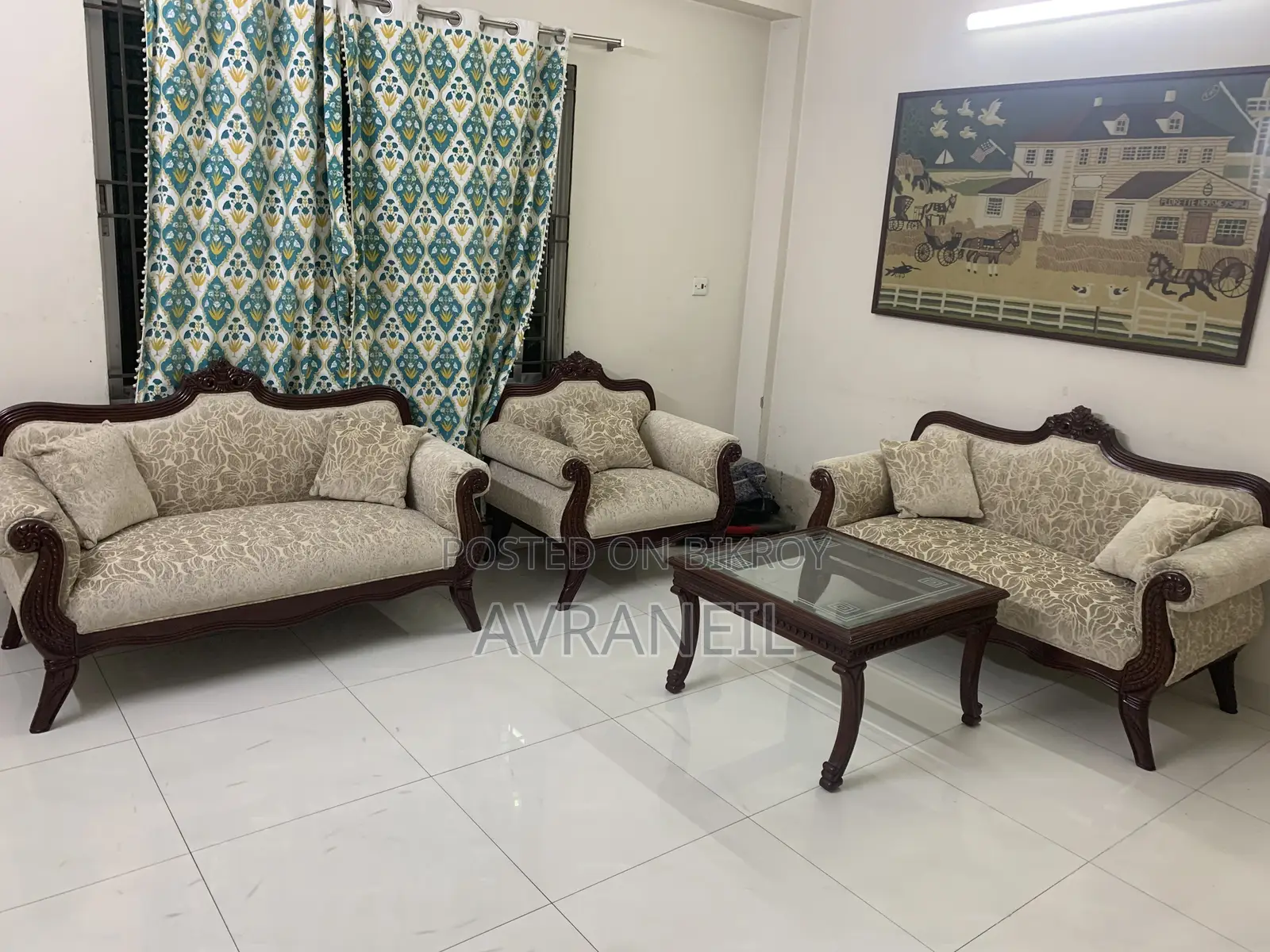 Sofa Set With Centre Table
