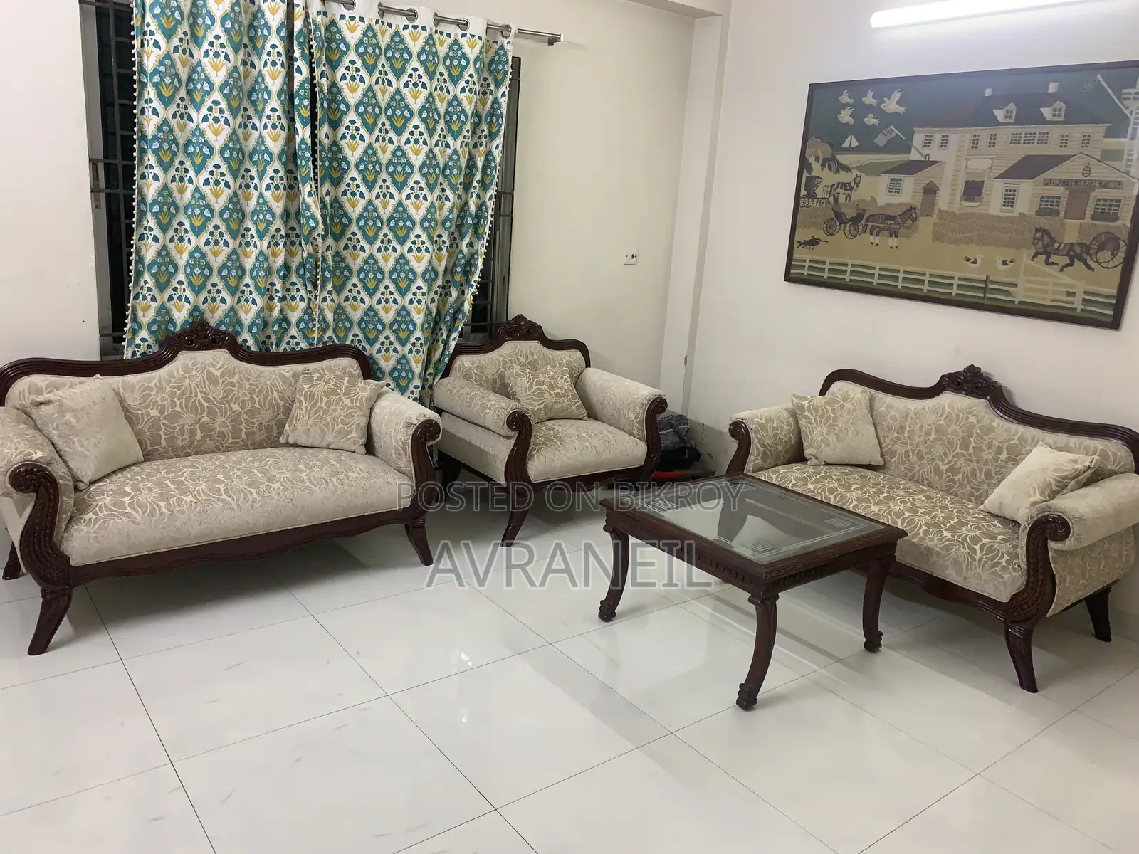 Sofa Set With Centre Table