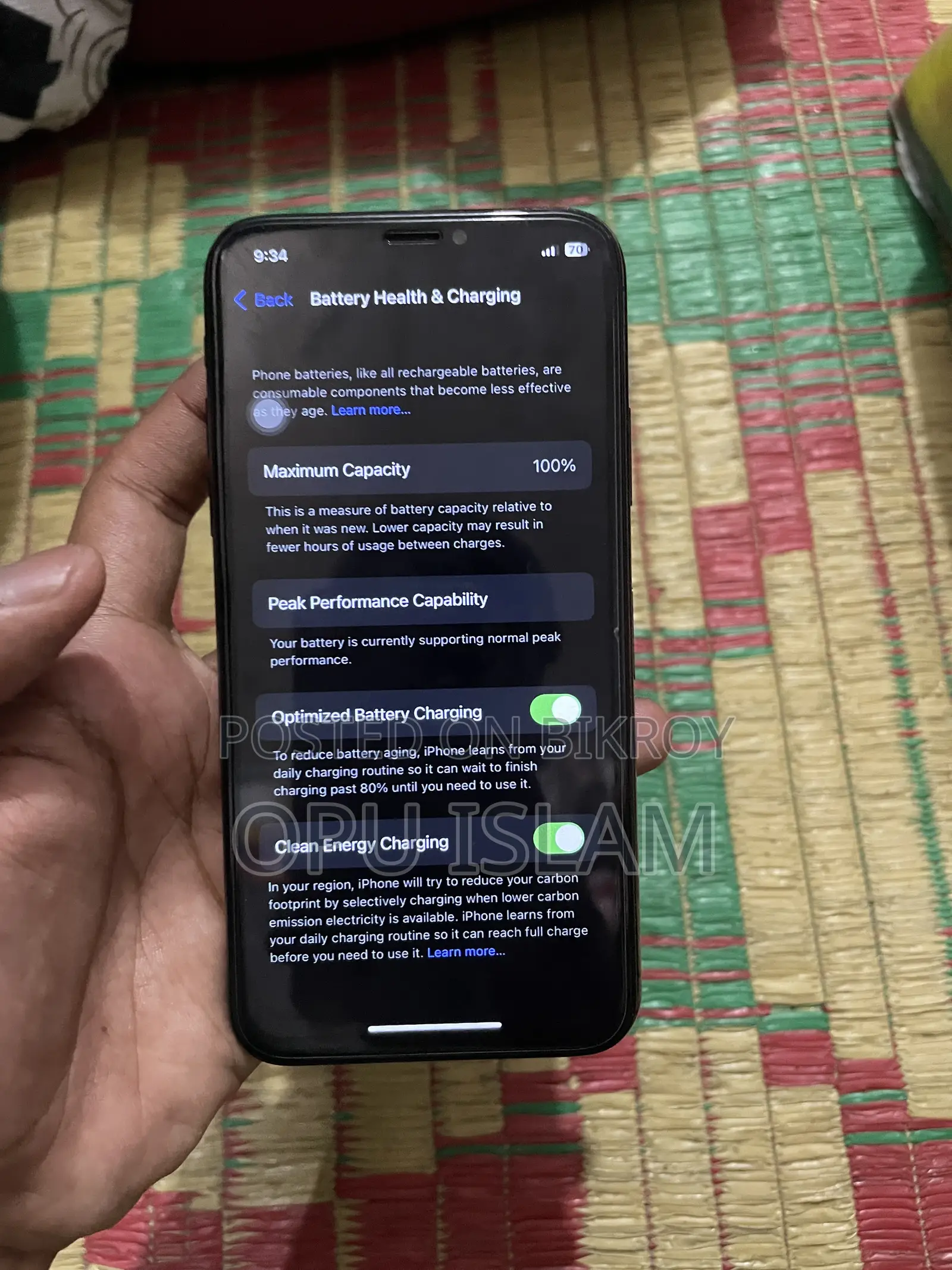 Apple iPhone X 64 GB Black