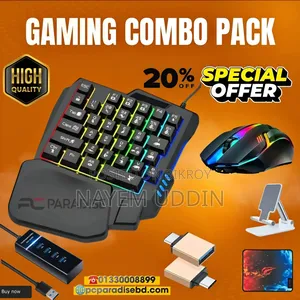 Pubg Free Fire Gaming Combo Keyboard Mouse Set Bd