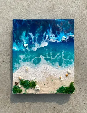 Resin Art Ocean Theme