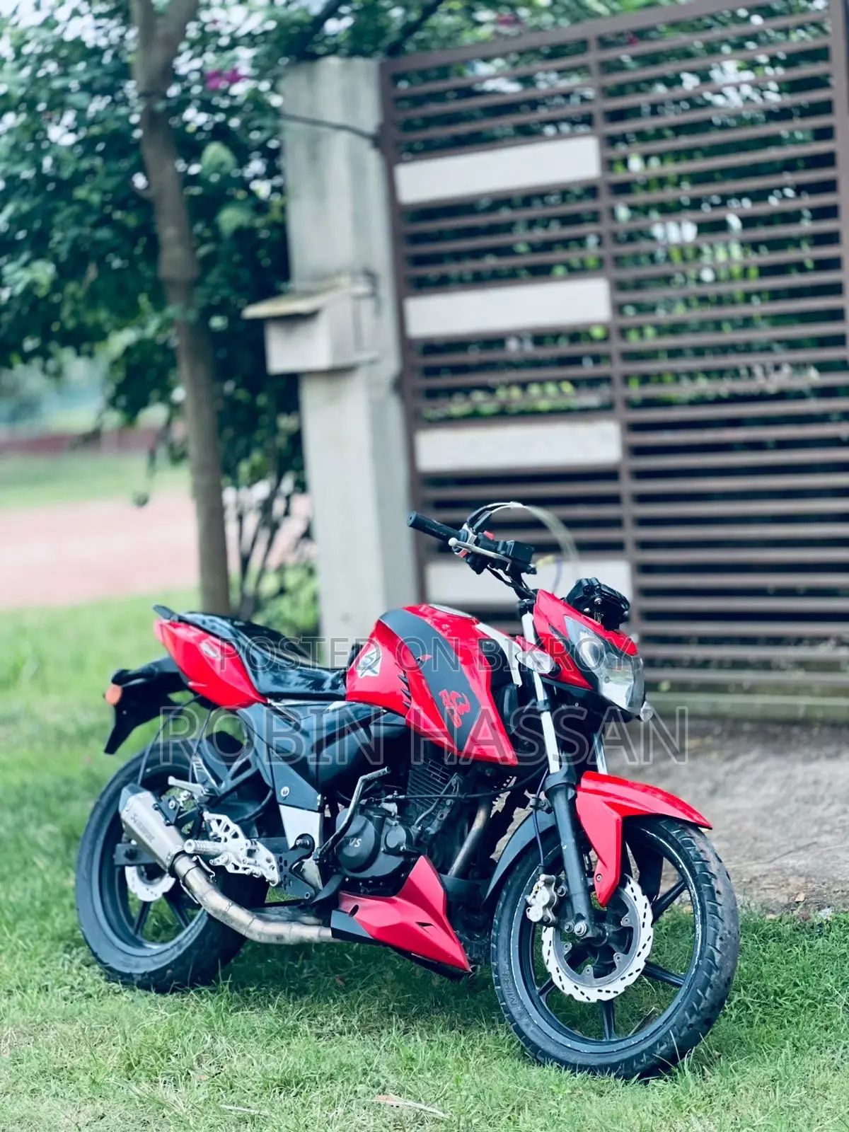 TVS Apache 160 4V 2019 Red