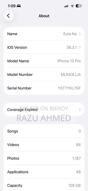 Apple iPhone 13 Pro 128 GB Gold