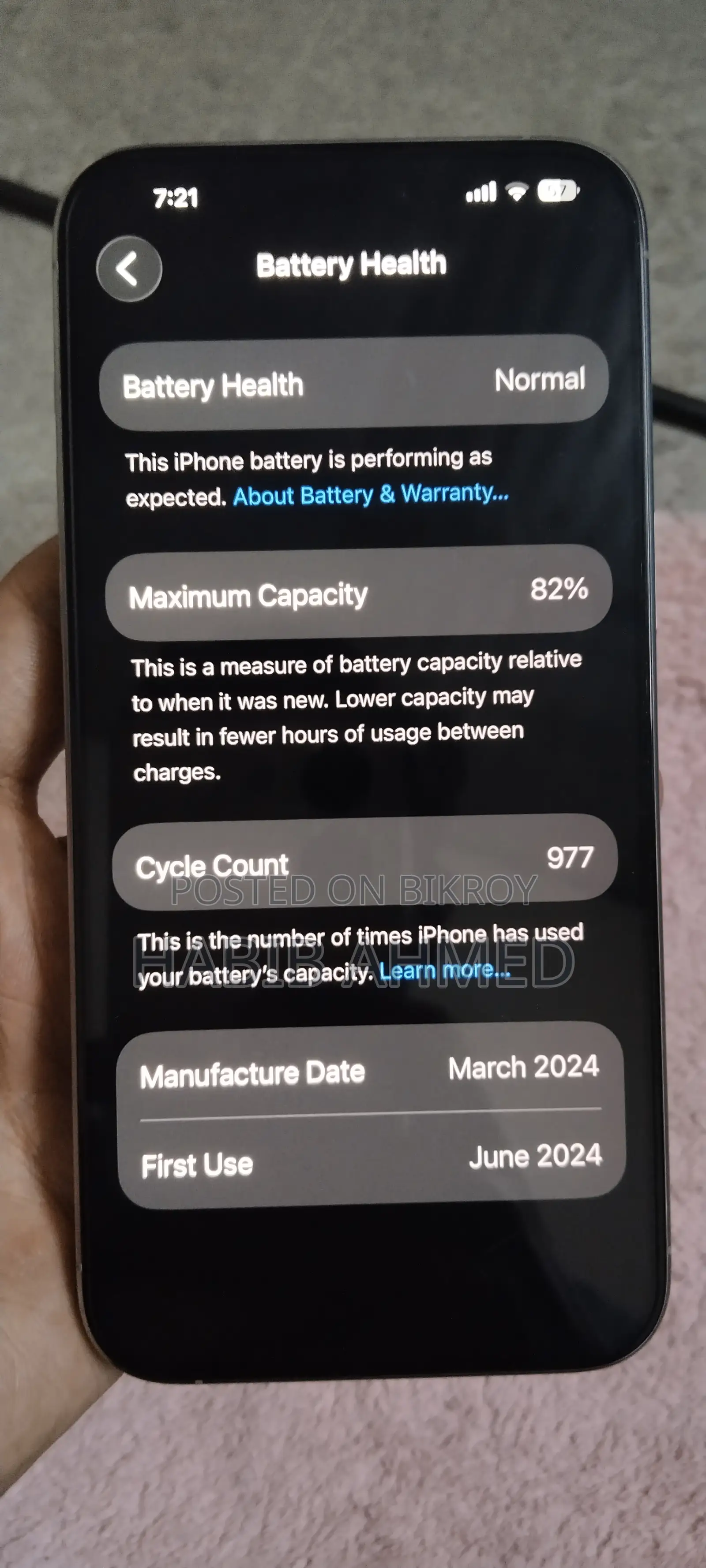 Apple iPhone 15 Pro Max 256 GB Silver