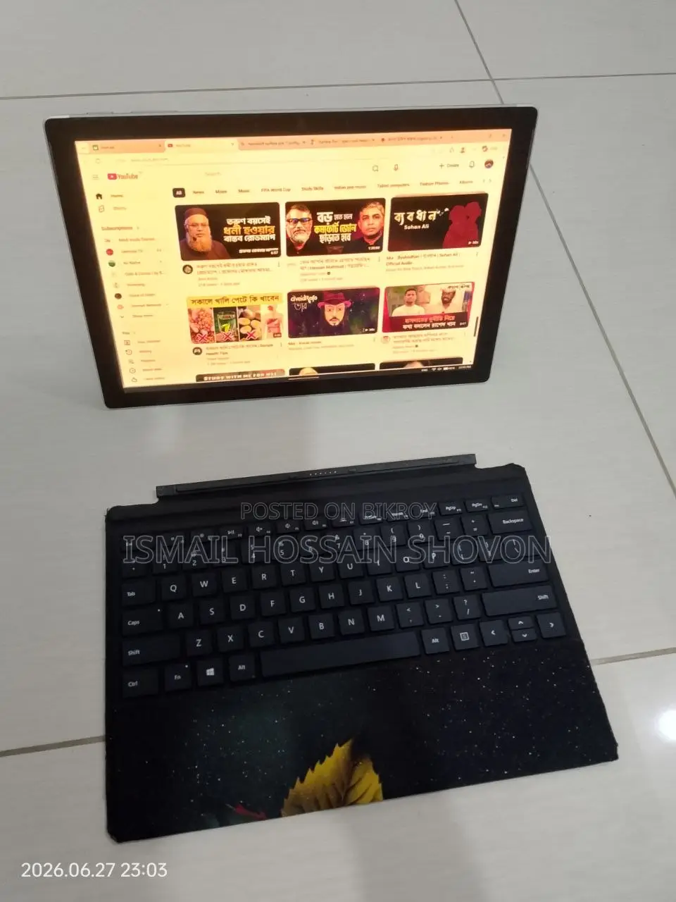 Laptop Microsoft Surface Pro 7 8GB Intel Core i5 SSD 256GB
