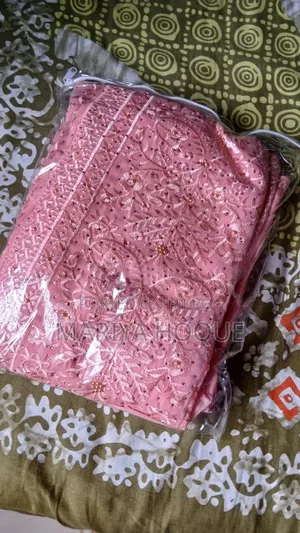 Exclusive Georgette Embroidery Three-Piece (Unstitched)