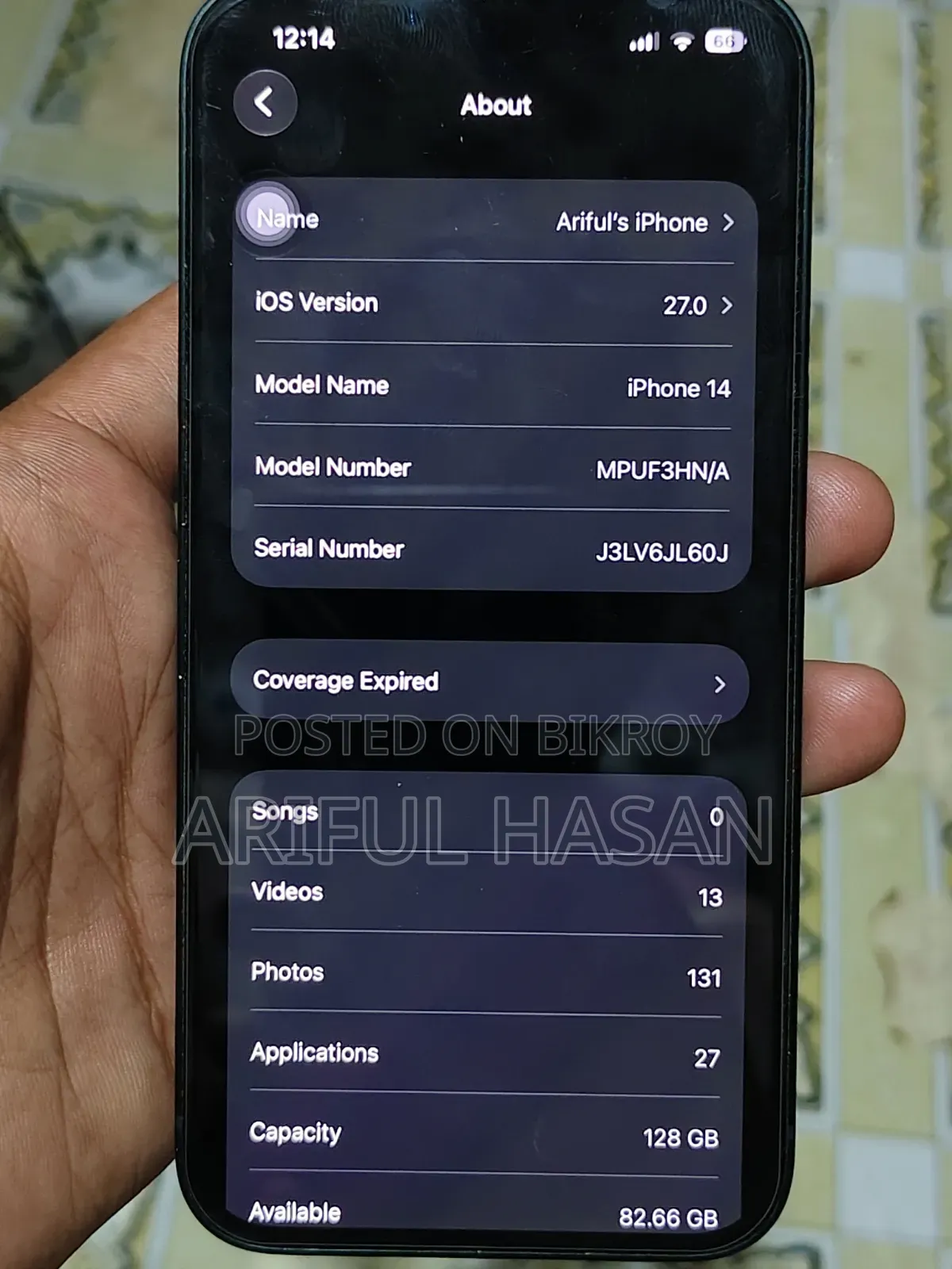 Apple iPhone 14 128 GB Blue