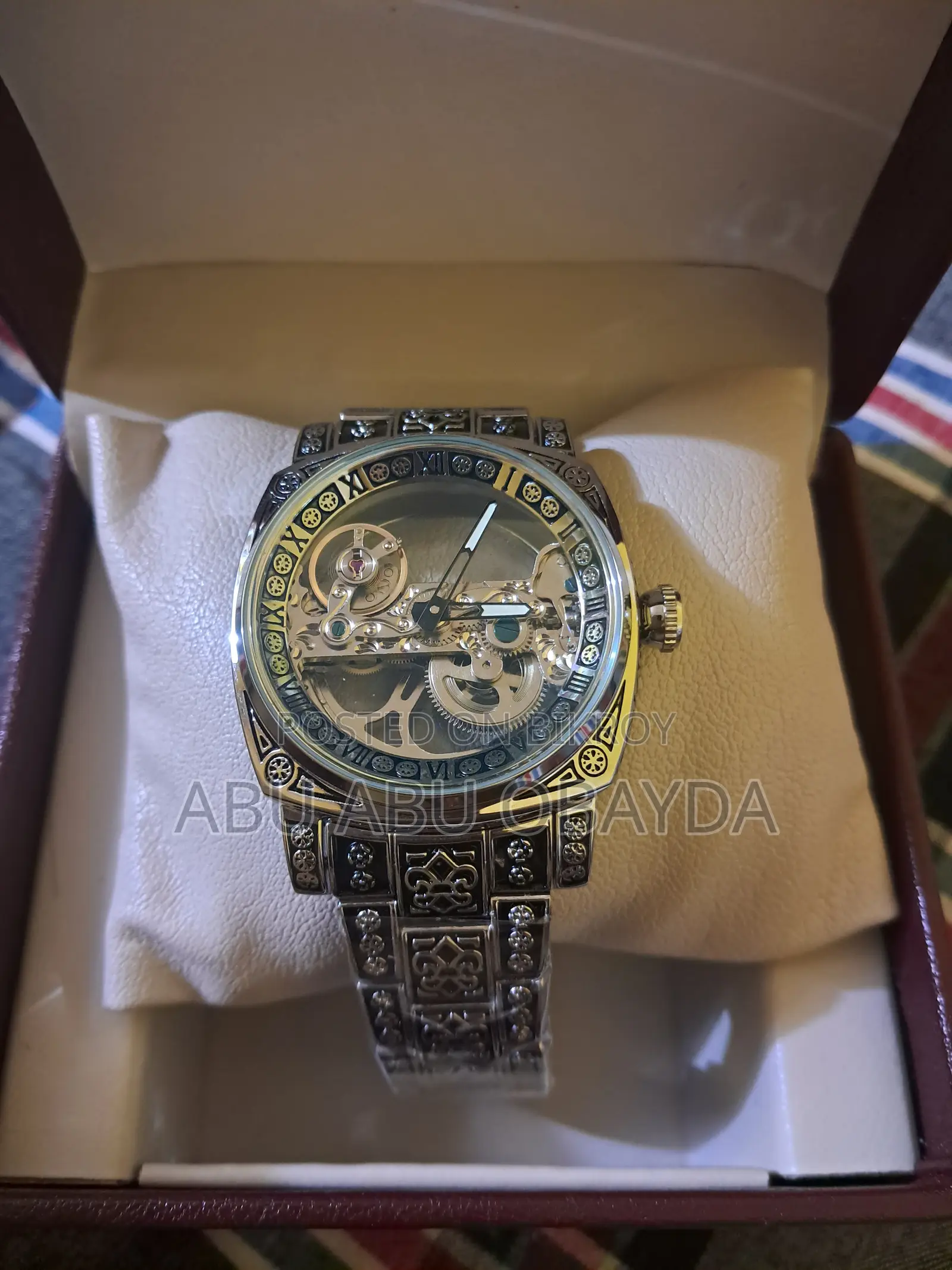 Luxury Royal Retro Skeleton Automatic Mechanical Watch for Sale