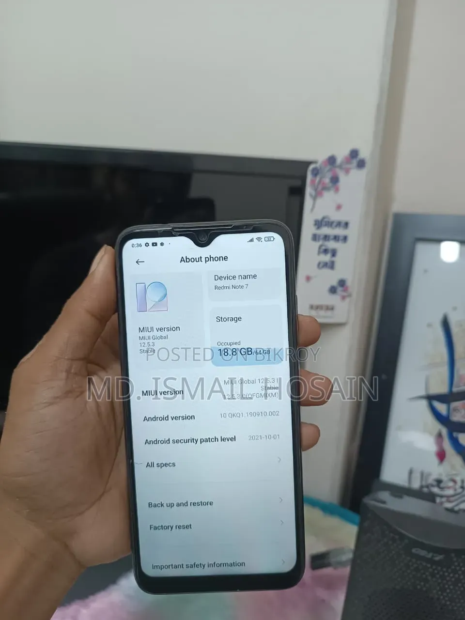 Xiaomi Redmi Note 7 64 GB Black