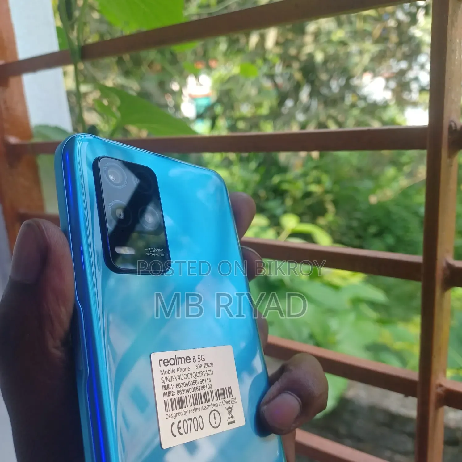 New Realme 8 5G 128 GB Blue
