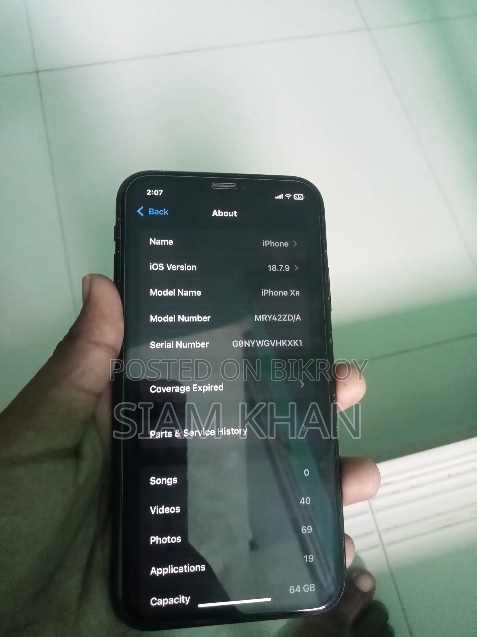Apple iPhone XR 64 GB Black