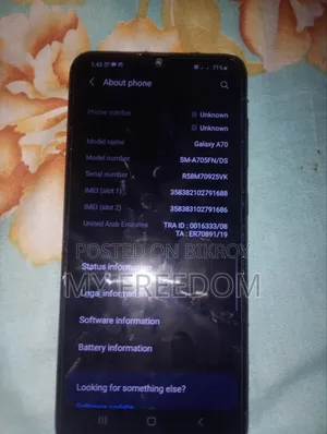Samsung Galaxy A70 128 GB Purple