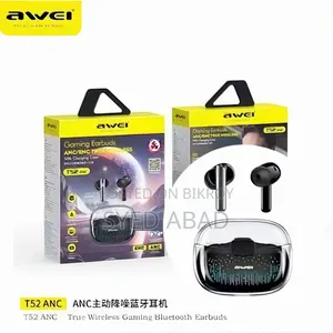 Awei T52 Anc Wireless Bluetooth Earbuds – Black