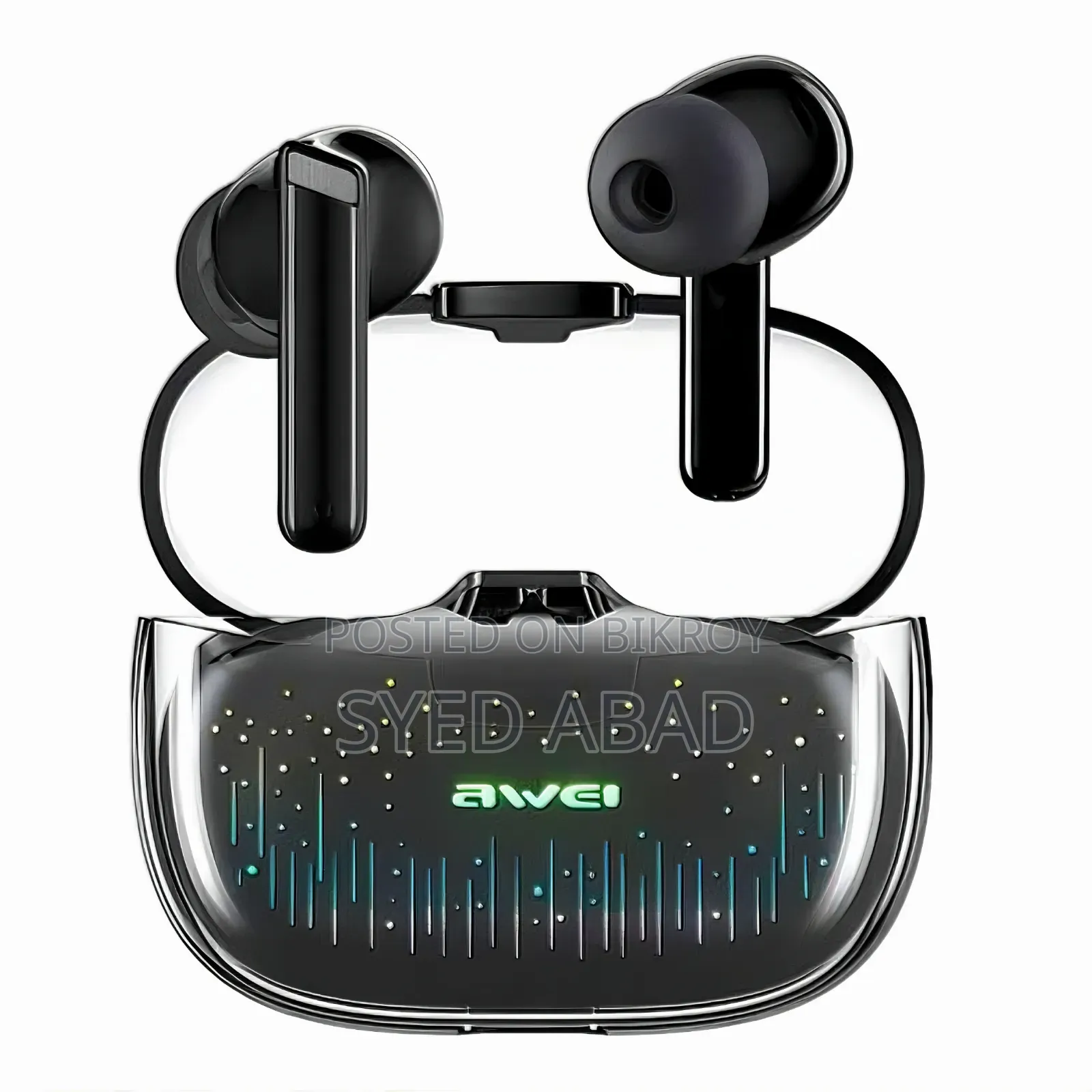 Awei T52 Anc Wireless Bluetooth Earbuds – Black
