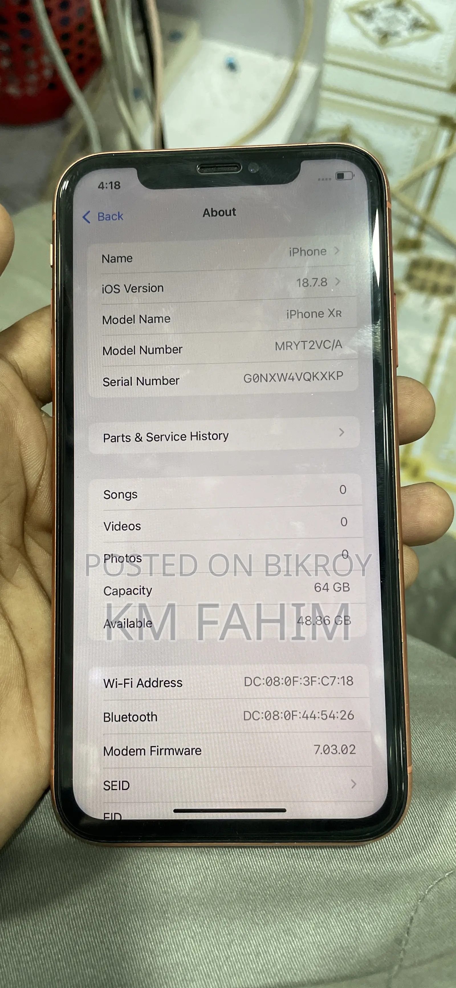 Apple iPhone XR 64 GB Orange